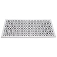 thumbnail image 3 of Grille à Retour d'Air 12′′x30′′ avec Trous et Vis, Plaque Frontale Format 13-1/2′′x26 Couvercle Décoratif pour Conduit de CVC, Évent en Fonte Enduit de Poudre Repeintable pour Murs, Plafonds, Planchers – Motif Champignon Tudor VR100, 3 of 7