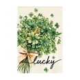 thumbnail image 1 of St. Patricks Day St. Patrick's Day Garden Flag Four Leaves, 1 of 5