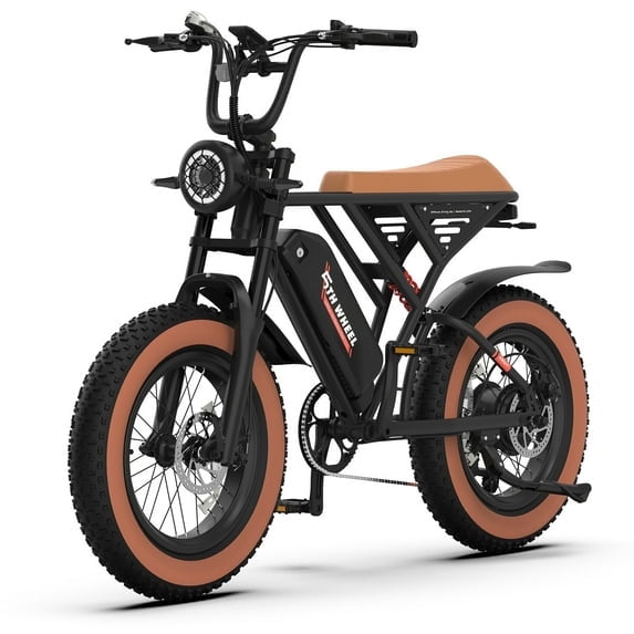 5TH WHEEL W16B Vélo Électrique à Pneus Surdimensionnés 20 Pouces x 4 Pouces, Moteur 750W Vélo Électrique pour Adulte avec Batterie Amovible 48V 15.6Ah, Bicyclette Électrique à 7 Vitesses, UL2849