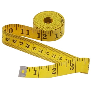 HCBY 120 Inch/10 Ft Soft Tape Measurement Double échelle, règle en vinyle flexible pour la couture du corps, 300cm Ruban de mesure rétractable pour perte de poids, Ruban portable pour l'artisanat