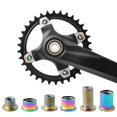 thumbnail image 3 of S SERENABLE 5pcs Bike Chainring Bolt Nuts Solid Chainwheel Screws Replacement Sprockets -Triple Disc, 3 of 9