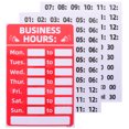 thumbnail image 1 of 2 Pcs Panneau d'Ouverture Fermé pour Entreprise Restaurant Bar, 1 of 8