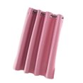 thumbnail image 3 of serony Solid Colored Short Valance Curtains Kitchen Window Panels Rod Pocket Door Panels Rod Pocket Treatment Pink L, 3 of 9