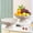 White #3, variant on Fruit Serving Tray | Vegetable Plate | Snack Platter | Draining Base for Washing and Holding Produce | Plastic Serving Dish for Home Kitchen Dining Room Party