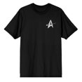 thumbnail image 1 of Star Trek Deep Space Nine U.S.S. Defiant Schematic Black T-Shirt, 1 of 3