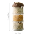 thumbnail image 3 of Storage Containers for Outdoor Pet Food - Durable PP Jar with Airtight Seal Travel-Ready Food Storage Container for Snacks and, 3 of 4
