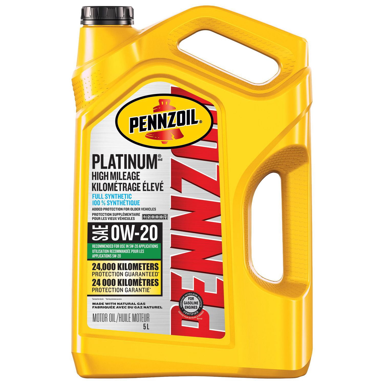 Pennzoil Platinum High Mileage 0W-20 FullSyn