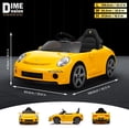 thumbnail image 3 of VOLTZ TOYS Officially Licensed RUF Porsche 911 24V Kids Ride-On Car, Motorized Luxury Sport Toy Vehicle with Parent Remote Control, Open Doors, LED Lights & Music, Yellow, 3 of 6