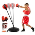 thumbnail image 1 of Costway Kids Punching Bag Toy Set Adjustable Stand Boxing Glove Speed Ball w/ Pump New, 1 of 10