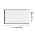 thumbnail image 2 of EGNMCR Projector 60/72/84/100/120inch Portable Foldable Wall Projector HD Screen 4:3 Home Theatre Outdoor Portable Screen, 2 of 2
