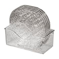 thumbnail image 2 of PEONAVET Heart Plates 4 PCS Plastic Serving Trays With Base For Party Dinner Plates Dishwasher Plastic Plates Reusable Plates For Kitchen Or Camping, 2 of 7