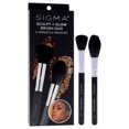 thumbnail image 3 of Sculpt Plus Glow Brush Duo by SIGMA for Women - 2 Pc Small Contour Brush - F05, Spotlight Duster Brush - F37, 3 of 8