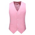 thumbnail image 1 of Birdeem Débardeur pour Hommes Rayé Mode Rétro avec Poches Simple Boutonnage Col en V Débardeurs Blouse, 1 of 1