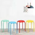 thumbnail image 4 of Gymax Set of 6 Portable Plastic Stack Stools Backless Classroom Seating Assorted Color, 4 of 10