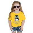 thumbnail image 4 of WEAIXIMIUNG T-Shirts à Col Montant pour Fille Enfant Filles Mignon Imprimé Graphique Col Rond Manches Courtes Tee Été Décontracté T-Shirt, 4 of 4