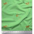 thumbnail image 1 of Soimoi Green Velvet Fabric Flower Buds & Triangle Geometric Decor Fabric Printed Yard 58 Inch Wide, 1 of 5