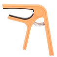 thumbnail image 2 of Capo Guitare, Capos Légers Réglables en Plastique Acier Portable pour Instrument à Cordes Blanc, Noir, Orange, 2 of 8