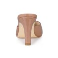thumbnail image 2 of BLISSFUL STEP Mules à Talons Aiguilles à Bout Pointu pour Femmes Nude 8, 2 of 8