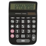 12 Digit Desktop Calculator, Black, 2 Pack