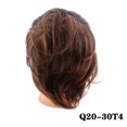 thumbnail image 2 of Synthetic Messy Bun Scrunchie Chignon with Elastic Bands Donut Straight Ponytail Hair Pieces, 2 of 7