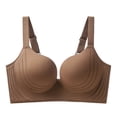 thumbnail image 1 of Yuyuzo Womens Wireless Bras Deep V No Underwire Push up Bras Seamless Full Coverage Everyday Bralettes, 1 of 4