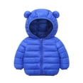 thumbnail image 2 of RXIRUCGD Children's Light Solid Color Cotton Jacket( Blue, Size:5-7 Years ), 2 of 3