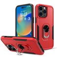 thumbnail image 1 of [PST] iPhone 15 Pro Max Ring Case, Dual Layers Heavy Duty Magnetic Hard Kickstand Case with Ring Stand, 1 of 5