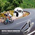 thumbnail image 3 of Bike Trailer Steel Linker Bicycle Rear Rack Baby Pet Hitch Linker Connector, 3 of 8