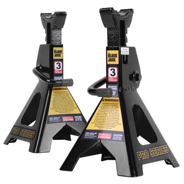 BLACKJACK Ratcheting Jack Stands - 3 Ton Capacity
