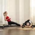thumbnail image 3 of Sunny Health & Fitness Magnetic Rowing Machine - Silver - SF-RW520084S, 3 of 9