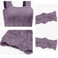 thumbnail image 4 of LSLJS Womens Summer Solid Tank Tops Neck Crop Tops Flower Spring Going Out Tops Slim Crop Cami Wide Straps Sleeveless Shirts Top, Womens Tank Tops, 4 of 9