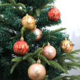 thumbnail image 4 of 6Pcs Christmas Balls Festive Exquisite Decorative Glittery  Tree Letter Color Painted Balls Decor for Christmas, 4 of 8