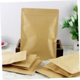thumbnail image 3 of Minkissy 100pcs Kraft Paper Packaging Bags Self Sealing Food Bag Khaki for Home Use, 3 of 4