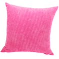 thumbnail image 1 of GROWTH TANK Housse de Coussin en Velours à Fermeture Éclair Dissimulée Housse de Coussin de Sofa Sham 60 x 60cm Rouge Rose Rouge Rose 60 x 60cm, 1 of 9