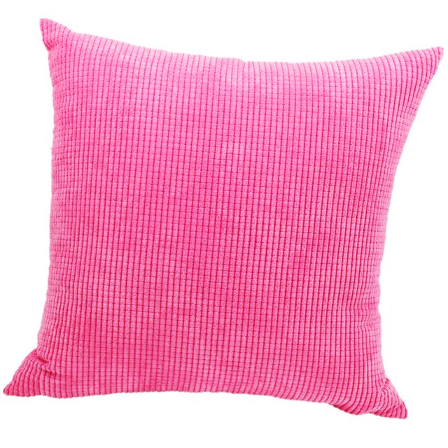 GROWTH TANK Housse de Coussin en Velours à Fermeture Éclair Dissimulée Housse de Coussin de Sofa Sham 60 x 60cm Rouge Rose Rouge Rose 60 x 60cm