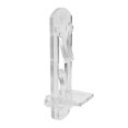 thumbnail image 1 of PRIME-LINE Products U 11299 Self-Locking Shelf Support Pegs, 1/4 In. Peg x 1/2 In. Shelf, Plastic, Clear (Pack Of 4),, 1 of 1