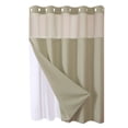 thumbnail image 1 of Bwiyojiz Décoration Maison et Jardin Textiles Rideaux Étoile Pleine Uni Double Grand Anneau Rideau de Douche Réversible pour Salles de Bain Tissu Polyester Robuste, Cadeaux pour Sœurs, 1 of 5