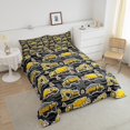 thumbnail image 3 of Erosebridal Construction Truck Bedding Queen Comforter Set, Yellow Down Comforter, Cartoon Vehicle Decor, Breathable, 3 of 8