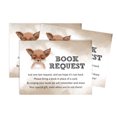 thumbnail image 2 of Inkdotpot 30Fox Jungle Animals Baby Shower Book Request Cards Bring A Book Instead Of A Card Baby Shower Invitations Inserts Games, 2 of 6