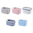 thumbnail image 4 of Save Space With Multi-colored Container Plastic Organizing Plastic Dustproof Organizer Box For Storage Organizing khaki S, 4 of 9