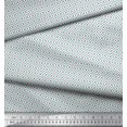 thumbnail image 3 of Soimoi Polyester Crepe Fabric Geometric Small Print Sewing Fabric Yard 52 Inch Wide, 3 of 3