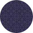 thumbnail image 1 of Ahgly Company Tapis Rond Lavable en Machine Intérieur Transitionnel Violet Pervenche Profond, 6 Pieds Rond, 1 of 7