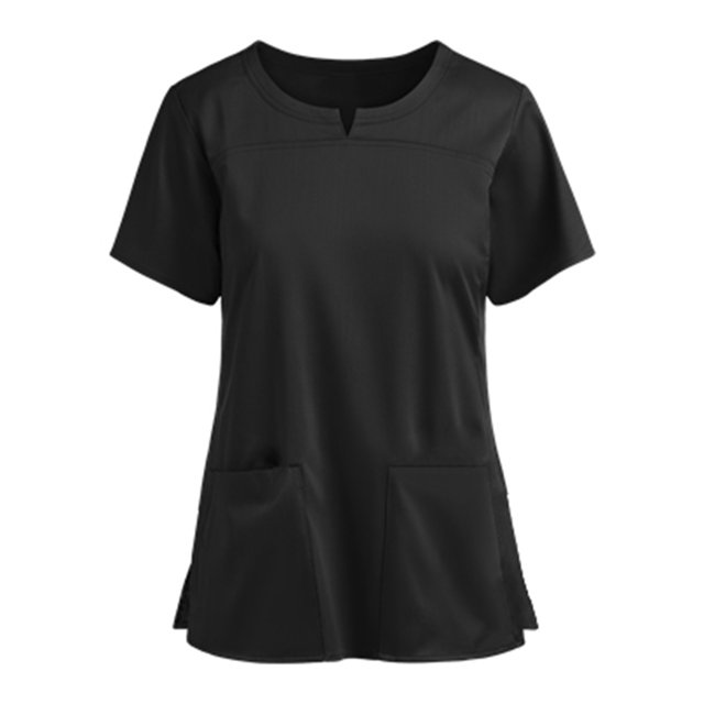 RKSTN Women's Short Sleeve V-Neck Pocket Care Workers Tops