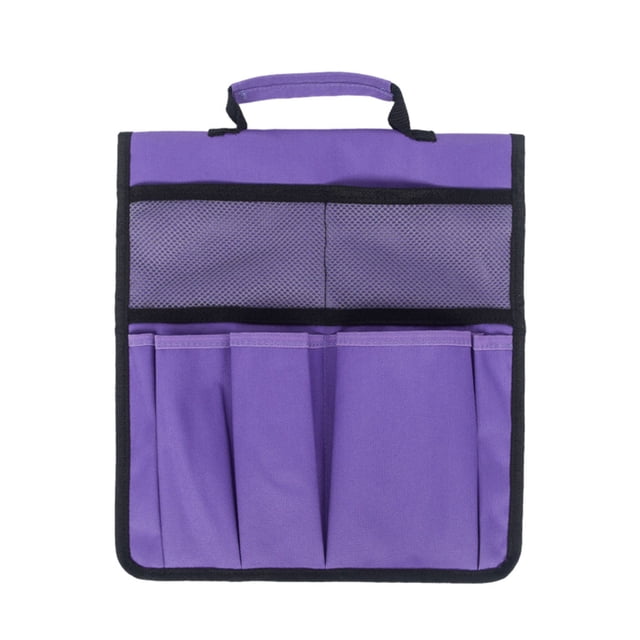 Transemion Work Portable Storage Bags With Ample Storage Space Durable Foldable Garden Kneeler Tool Bag Purple 1Set