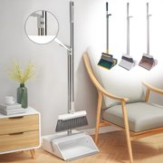 Weekly Deals! Gspmoly Brooms and Dustpan Set for Home Brooms and Dustpan Set Brooms Dustpan Set Brooms and Dustpan Combo for Office Stand up Brooms and Dustpan Weekly Deals