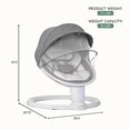 thumbnail image 4 of Evolur SootheSway Swing, White, 4 of 7