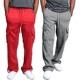 thumbnail image 3 of Men Loose Casual Sport Pants Gym Trousers Running Joggers Slacks Sweatpants, 3 of 6