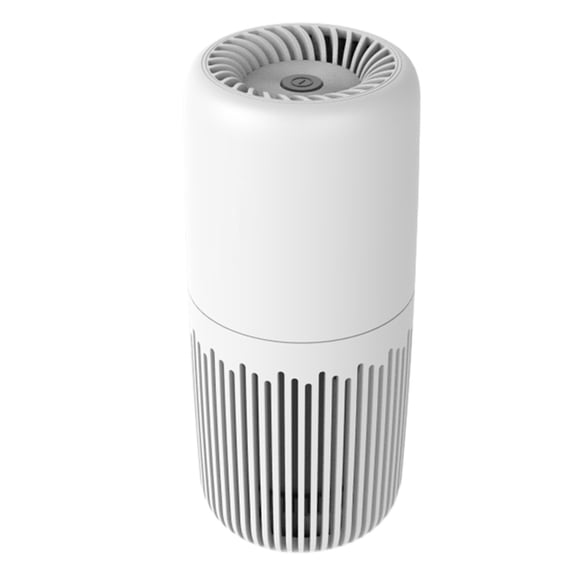 Automobile Pneum Purifier True Filter Solar Sterilization 15.8cm Portable Air Cleaner for Automobile Office Home Quiet 25Db Usb Powered 1 Pack
