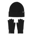 thumbnail image 1 of CSChome Ensemble Bonnet et Gant d'Hiver - Ensemble Écran Tactile Couleur Unie Doux Épais Résistant à l'Usure Tricoté, 1 of 7