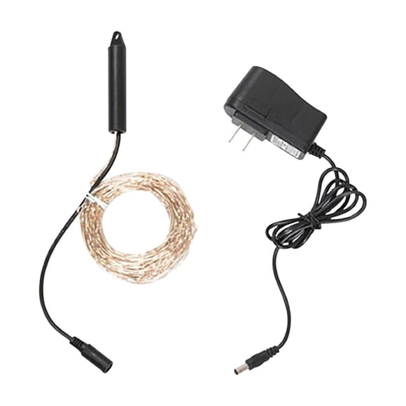 Vrorvz Guirlande Lumineuse DEL Extérieure Étanche pour Jardin, Patio, Balcon, Décoration de Fête de Noël, Arbre, Rotin, Lumière en Cuivre avec Pulvérisation, Caractéristique Écoénergétique et Durable